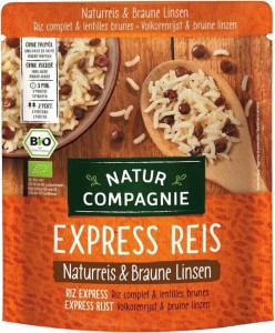 WHOLEGRAIN RICE PARBOILED WITH BROWN LENTIL BIO 250 g - NATUR COMPAGNIE
