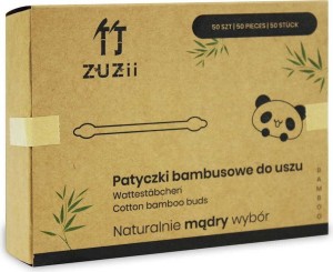 BAMBOO HYGIENE STICKS FOR CHILDREN 50 pcs - ZUZII