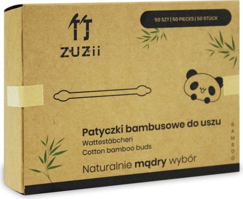 BAMBOO HYGIENE STICKS FOR CHILDREN 50 pcs - ZUZII