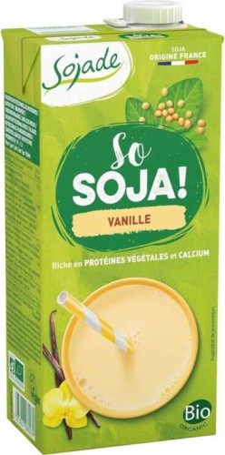 SOY-VANILLA DRINK WITH CALCIUM FROM SEA ALGAE GLUTEN-FREE BIO 1 L - SOJADE