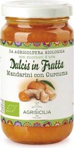 MANDARINES WITH TURMERIC JAM BIO 240 g - AGRISICILIA