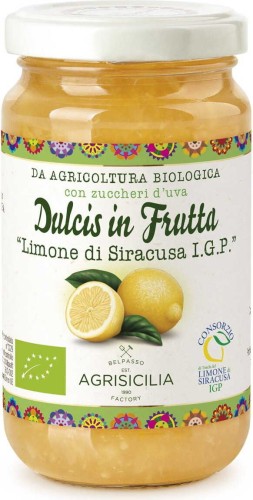 LEMON JAM LIMONI DI SIRACUSA I.G.P BIO 240 g - AGRISICILIA