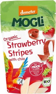 APPLE STRAWBERRY SNACK WITH CHIA SEEDS BIO 25 g - MOGLI