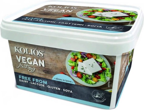 Vegetable alternative of white cheese in brine 600 g Kolios