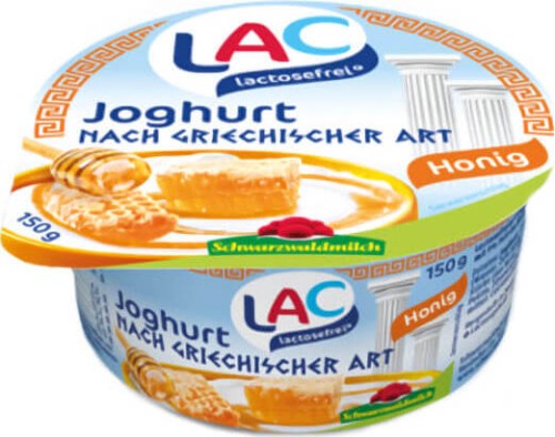 Greek yoghurt with honey lactose-free 150 g Schwarzwaldmilch