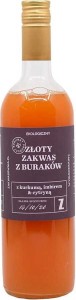 Złoty zakwas z buraków z kurkumą, imbirem i cytryną bezglutenowy Bio 700 ml - Zakwasownia