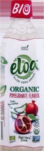 Boisson à l'aloe vera avec des particules d'aloès à la grenade BIO 500 ml Eloa Aloe Vera Drink