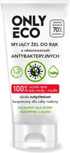 GEL LAVANT POUR LES MAINS À EFFET ANTIBACTÉRIEN 50 ml - ONLY ECO