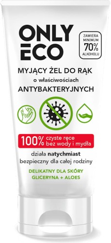 GEL LAVANT POUR LES MAINS À EFFET ANTIBACTÉRIEN 50 ml - ONLY ECO