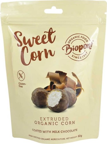 CORN CRISPS IN MILK CHOCOLATE GLUTEN-FREE BIO 60 g - BIOPONT