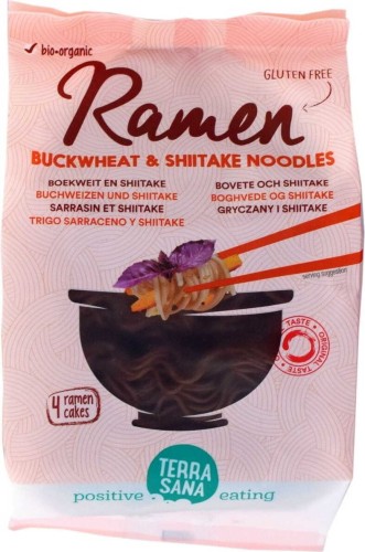 RAMEN NOODLE BOEKWEIT MET SHIITAKE GLUTENVRIJ BIO 280 g - TERRASANA