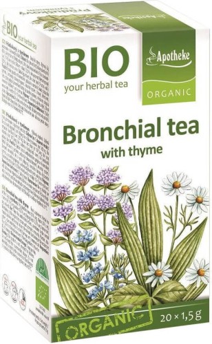 BRONCHIAL TEA WITH THYME BIO 20 x 1,5 g - APOTHEKE