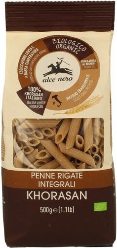 PASTA (KHORASAN RICE) PENNE BIO 500 g - ALCE NERO