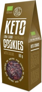 CIASTKA KETO Z KAKAO BIO 80 g - DIET-FOOD