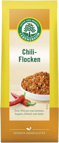 PŁATKI CHILI BIO 45 g - LEBENSBAUM