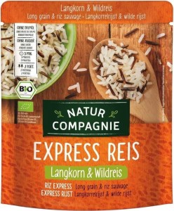 Riz long grain étuvé avec riz sauvage Bio 250 g - Natur Compagnie