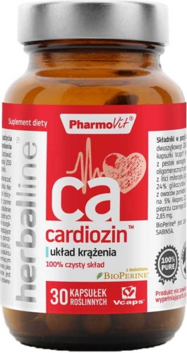 Cardiozin with BioPerine 30 capsules Vcaps PharmoVit Herballine
