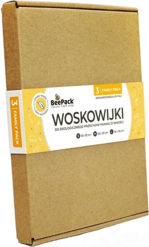 Beeswrap size S,M,L Family Pack