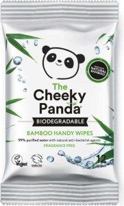 MOISTURIZED BAMBOO WIPES 12 PCS - CHEEKY PANDA