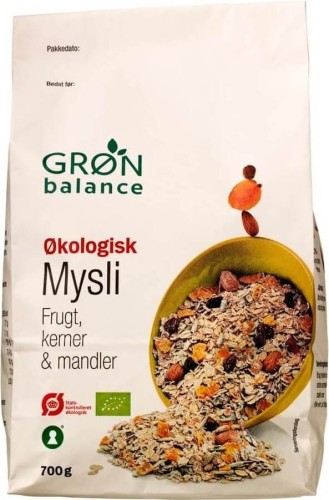 Muesli aux raisins secs, abricots secs, amandes et graines de tournesol Bio 700 g - Gron Balance
