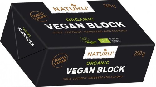 Margaryna wegańska w kostce BIO 200 g Naturli