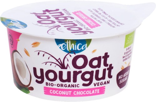 OAT DESSERT WITH COCOA AND COCOA SHRIMS LACTOSE-FREE BIO 140 g - ETHICA
