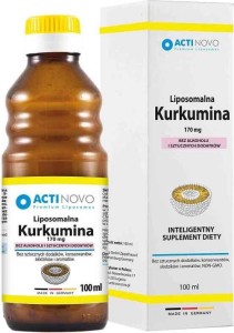 Liposomal curcumin 170mg without alcohol 20 portions 100ml ActiNovo