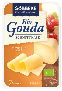 GOUDA KAAS PLAKJES 45% BIO VET 150 g - SOBBEKE