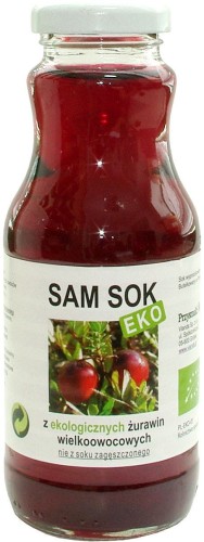 SAM SOK Z ŻURAWINY WIELKOOWOCOWEJ BIO 250 ml - VIANDS