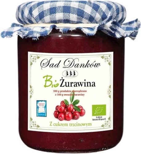 ARÁNDANOS CON AZÚCAR DE CAÑA BIO 260 g - SAD DANKÓW