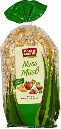 Musli orzechowe BIO 750 g Rosengarten