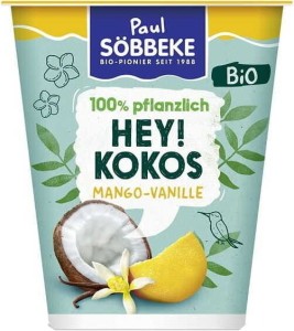 KOKOSNOOT MANGO DESSERT - VANILLE BIO 330 g - SOBBEKE