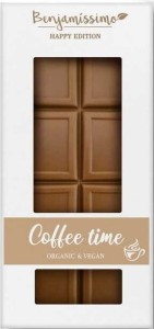 Vegan chocolade HE koffie Coffee Time glutenvrij BIO 70 g BioBenjamin