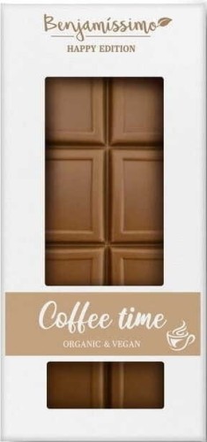 Vegane Schokolade he Kaffee Kaffeezeit glutenfrei BIO 70 g BIOBENJAMIN