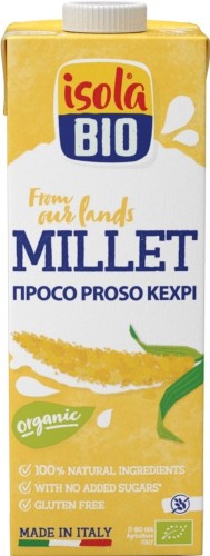 Millet drink gluten-free BIO 1 l Isola Bio
