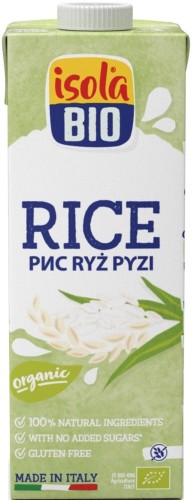 Boisson au riz sans gluten BIO 1 l Isola Bio