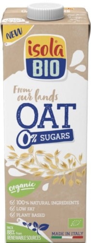 Haverdrink zonder suiker BIO 1 l Isola Bio