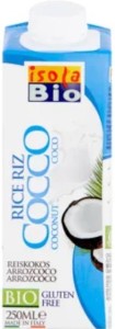 Glutenvrije rijst kokosdrank BIO 250 ml Isola Bio