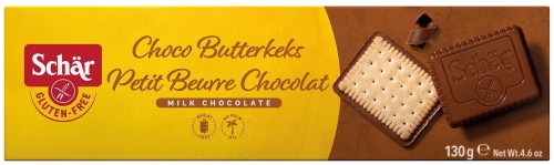Petit al cioccolato biscuis with chocolate gluten-free 130 g Schar