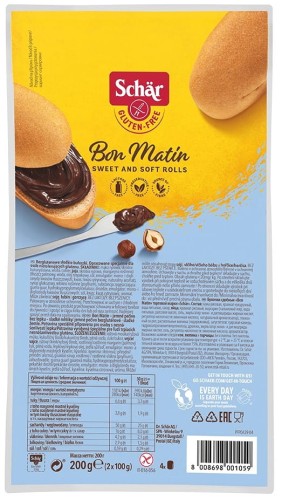 Bon matin zoete glutenvrije broodjes (4x50 g) 200 g Schar