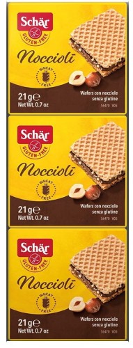 Noccioli wafelki orzechowe bezglutenowe 63 g Schar