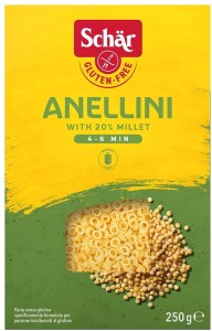 Glutenvrije anellinipasta 250 g Schar