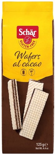 Wafers cacao wafle z kremem kakaowym bezglutenowe 125 g Schar