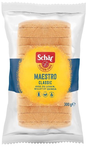 Meisterbackers Classic chleb biały bezglutenowy 300 g Schar