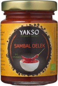 SAUS CHILI SAMBAL OELEK BIO 100 g - YAKSO