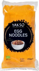 NOODLE BIO EGG PASTA 250 g - YAKSO