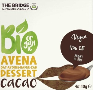 Oat dessert with cocoa 4x110g EKO The Bridge