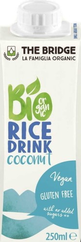 Rijstdrank met kokos zonder gluten 250ml EKO The Bridge