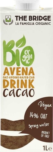 Oat drink with cocoa 1l EKO The Bridge