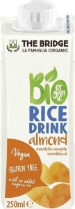 Rice drink with almonds without gluten 250ml EKO The Bridge